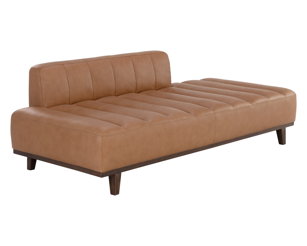 Ilyana Daybed - Aline Butternut Leather | Sunpan Furniture - 111420