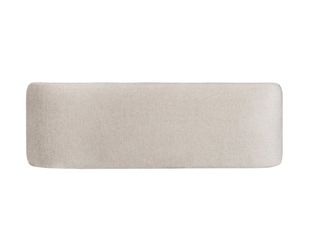 Nahara Bench - Bergen Taupe | Sunpan Furniture - 108427