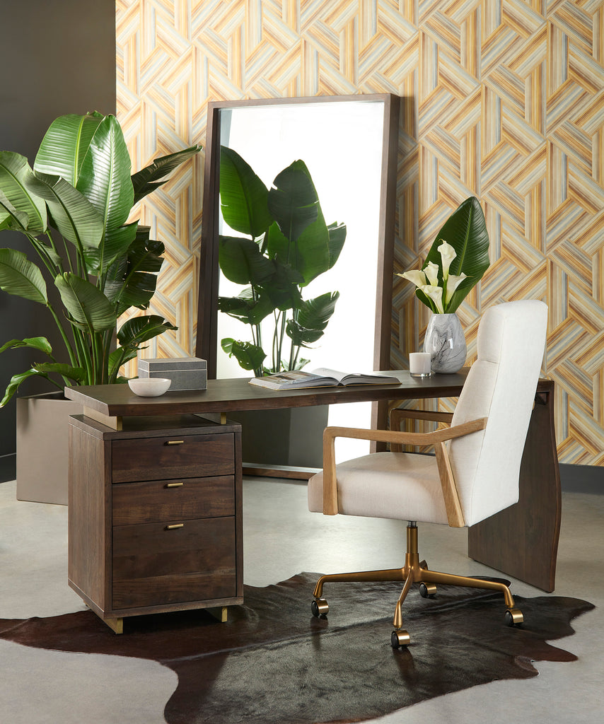 Lewis Desk - Dark Brown | Sunpan Furniture - 107009