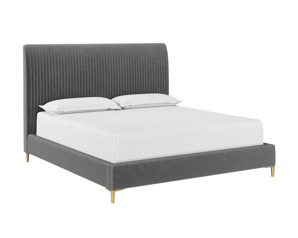 Harris Bed - King - Casablanca Storm | Sunpan Furniture - 108440