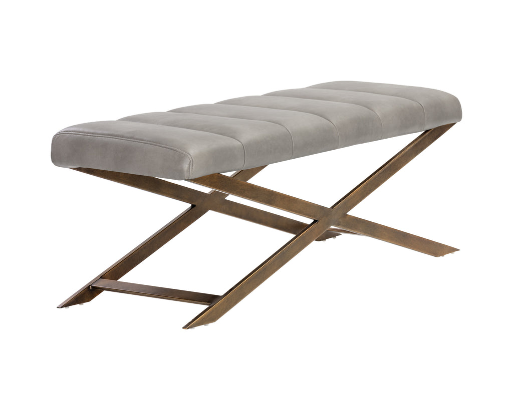 Kammi Bench - Bravo Metal | Sunpan Furniture - 105208