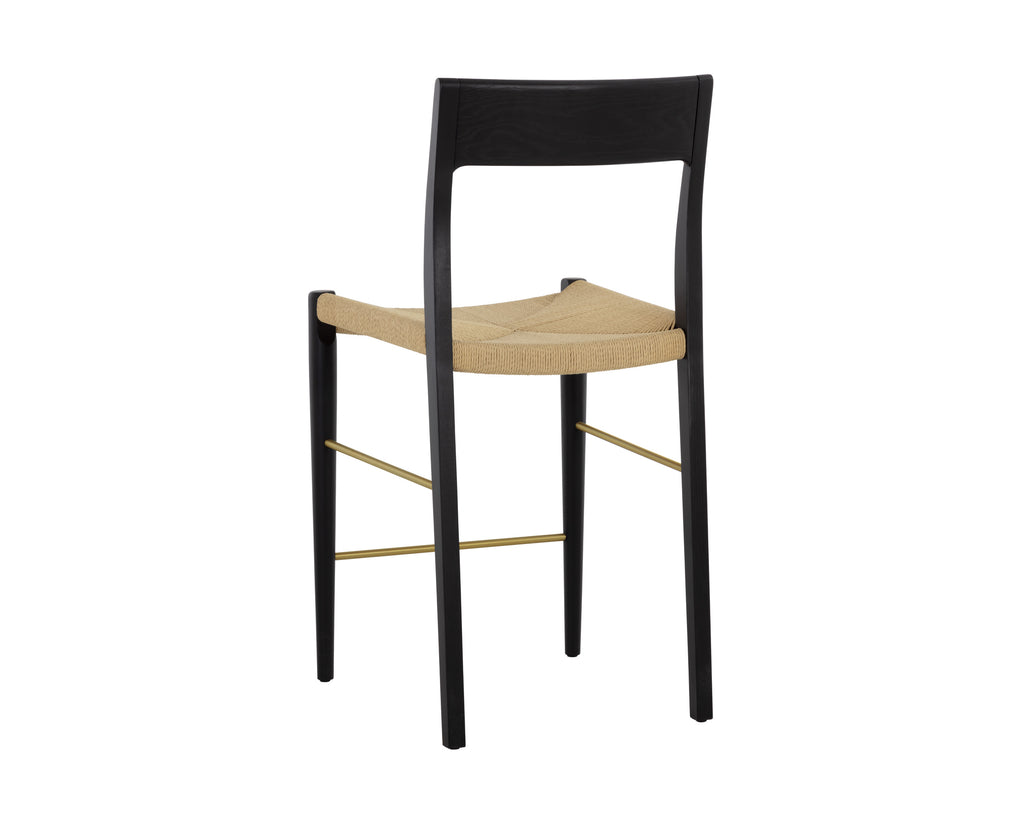 Bondi Counter Stool - Black | Sunpan Furniture - 108281