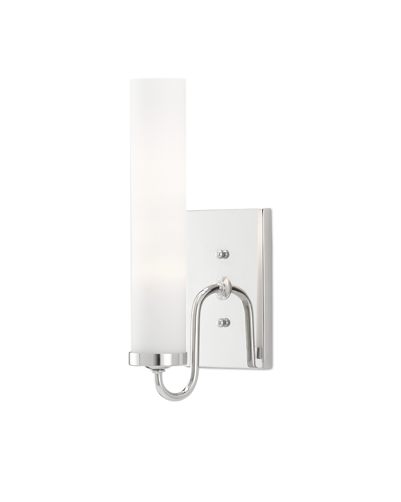 Currey & Co Brindisi Nickel Wall Sconce | 5800-0011