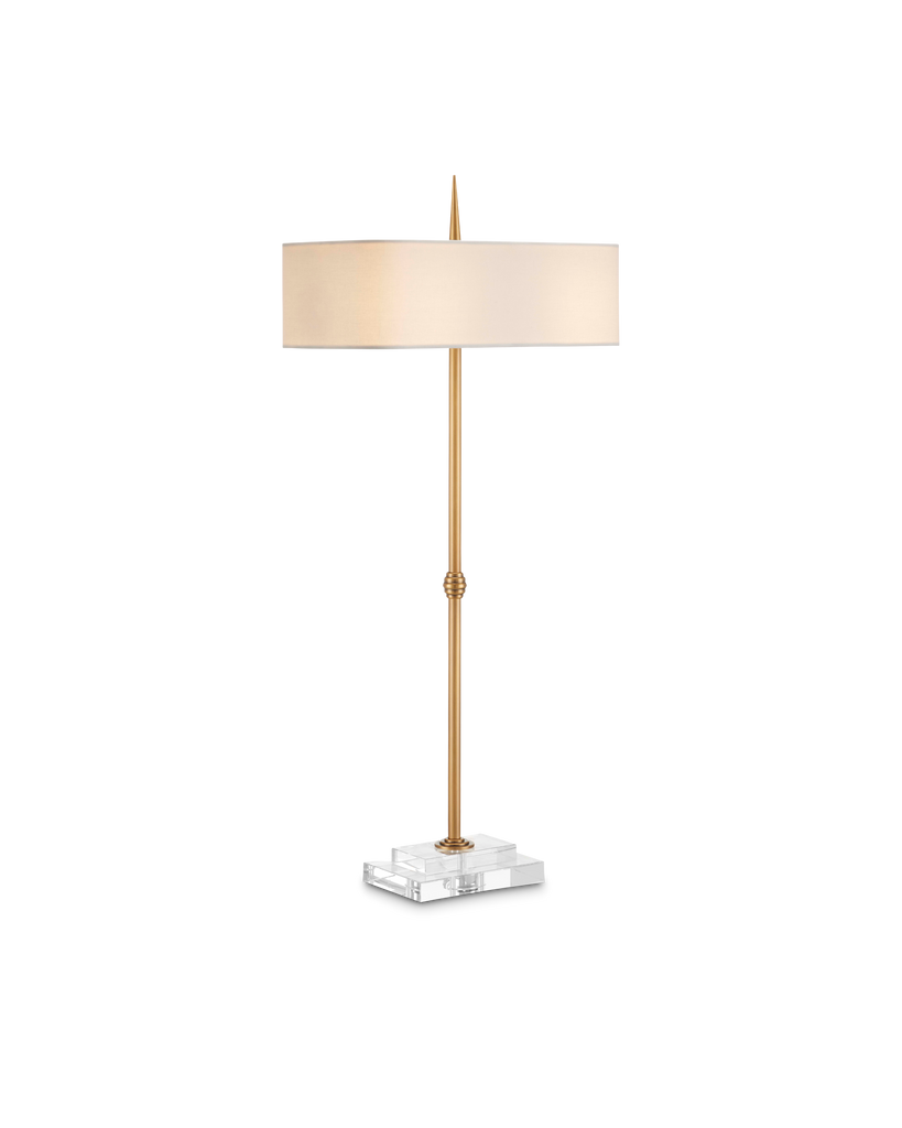 Currey & Co Caldwell Brass Table Lamp | 6000-0833