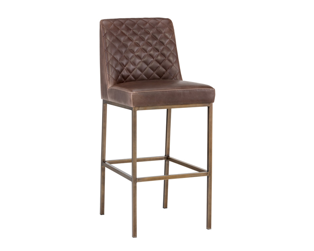 Leighland Barstool - Havana Dark Brown | Sunpan Furniture - 104903