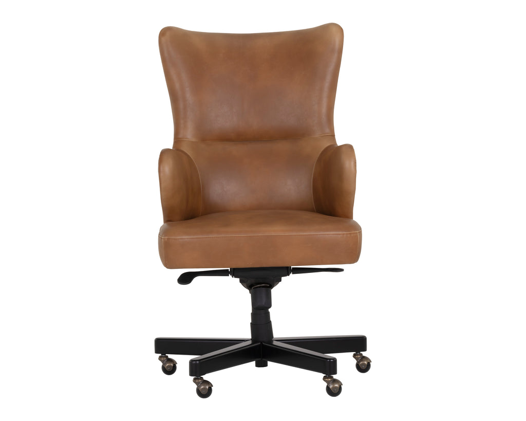 Hubert Office Chair - Tobacco Tan | Sunpan Furniture - 107526