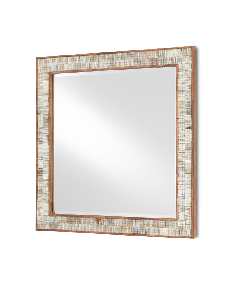 Hyson Medium Square Mirror | Currey & Co - 1000-0069