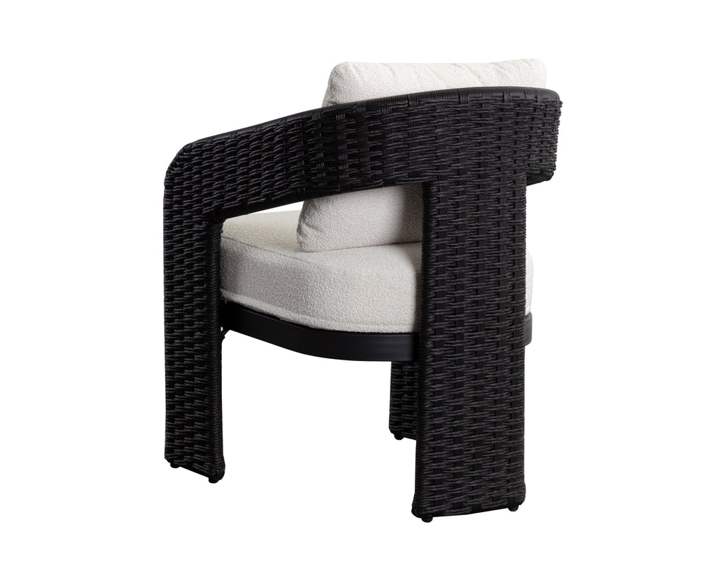 Pylos Dining Armchair - Black - Louis Cream | Sunpan Furniture - 111682