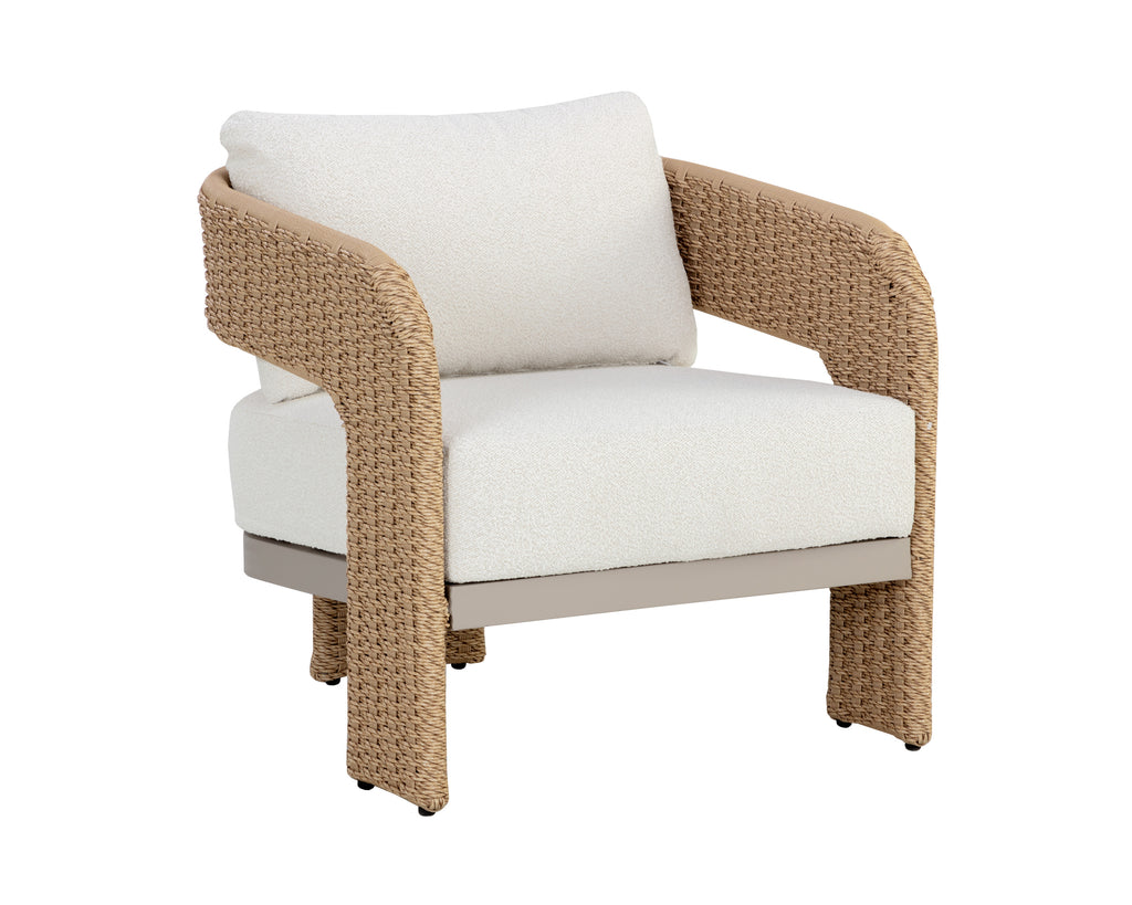 Pylos Lounge Chair - Natural - Louis Cream | Sunpan Furniture - 111596