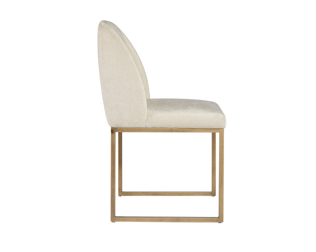 Nevin Dining Chair - Polo Club Muslin | Sunpan Furniture - 104142