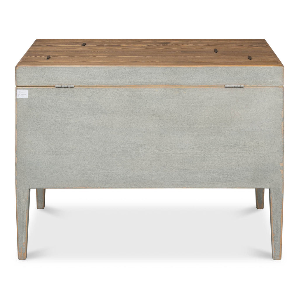 Trunk Side Table W/ Secret Storage | Sarreid Ltd - 40222