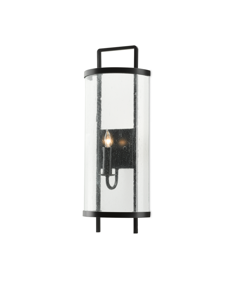 Currey & Co Breakspear Black Wall Sconce | 5900-0040