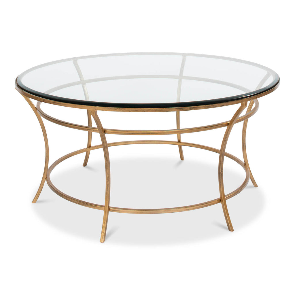 Round Coffee Table | Sarreid Ltd - 40474