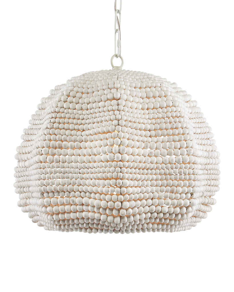 Currey & Co Octavia White Pendant | 9000-0864