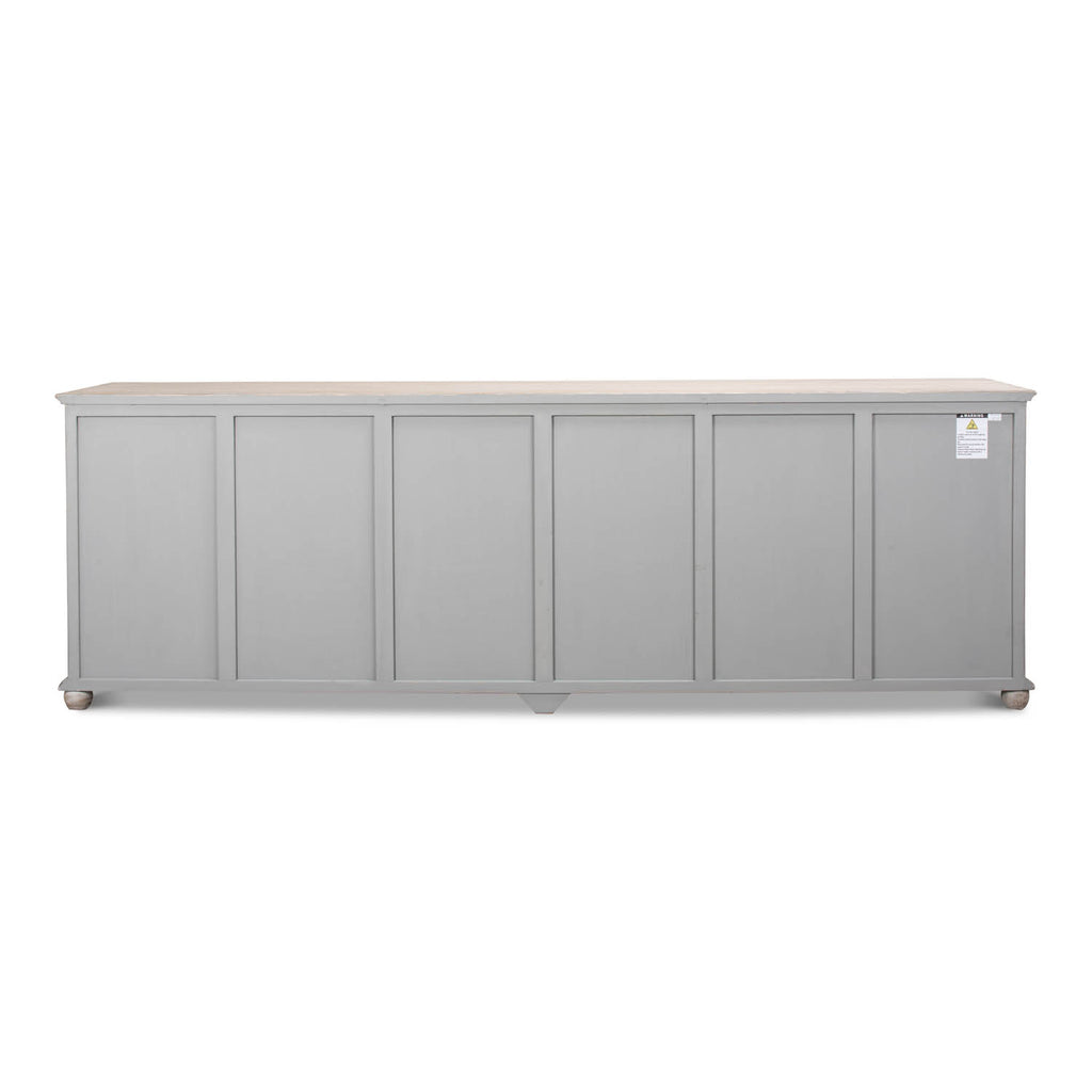 Six Diamonds Sideboard French Grey | Sarreid Ltd - 40763