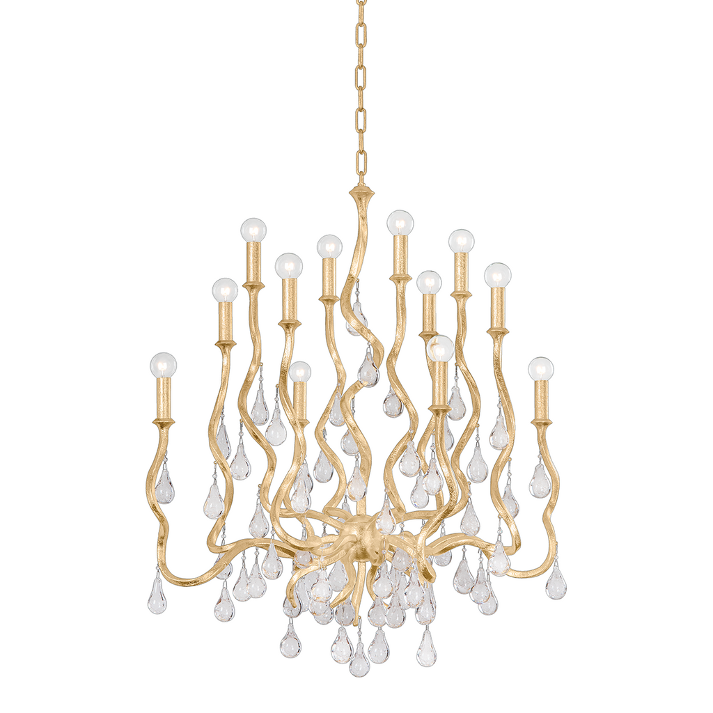 Aveline Chandelier | Corbett Lighting - 414-34-Gl