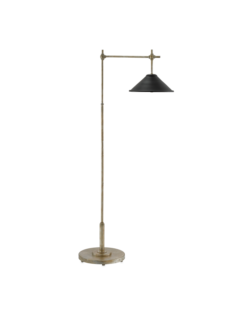 Currey & Co Dao Silver Floor Lamp | 8000-0007