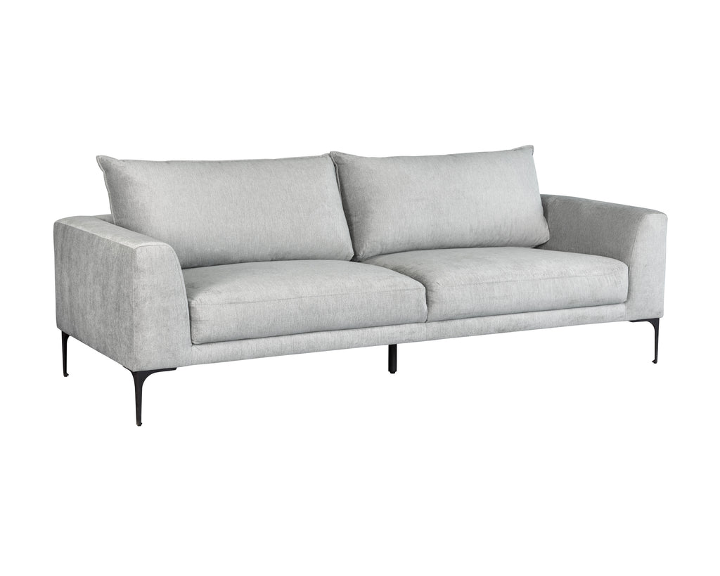 Virgo Sofa - Polo Club Stone | Sunpan Furniture - 105301