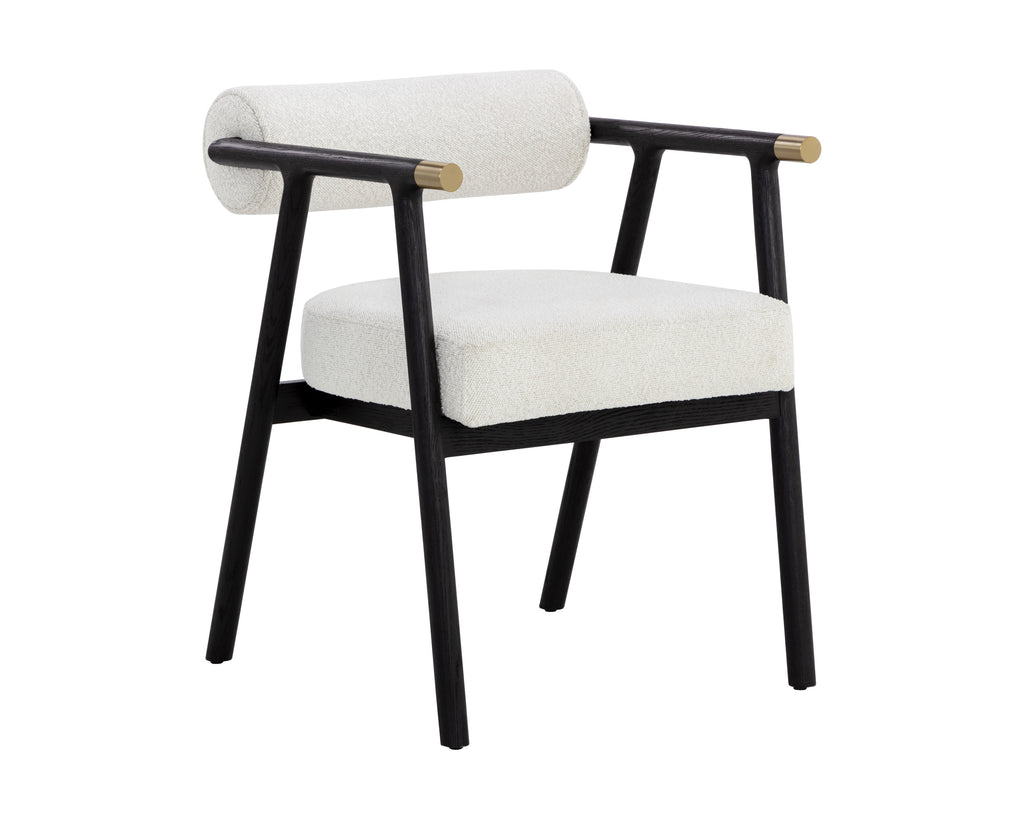 Sova Dining Armchair - Copenhagen White | Sunpan Furniture - 111340