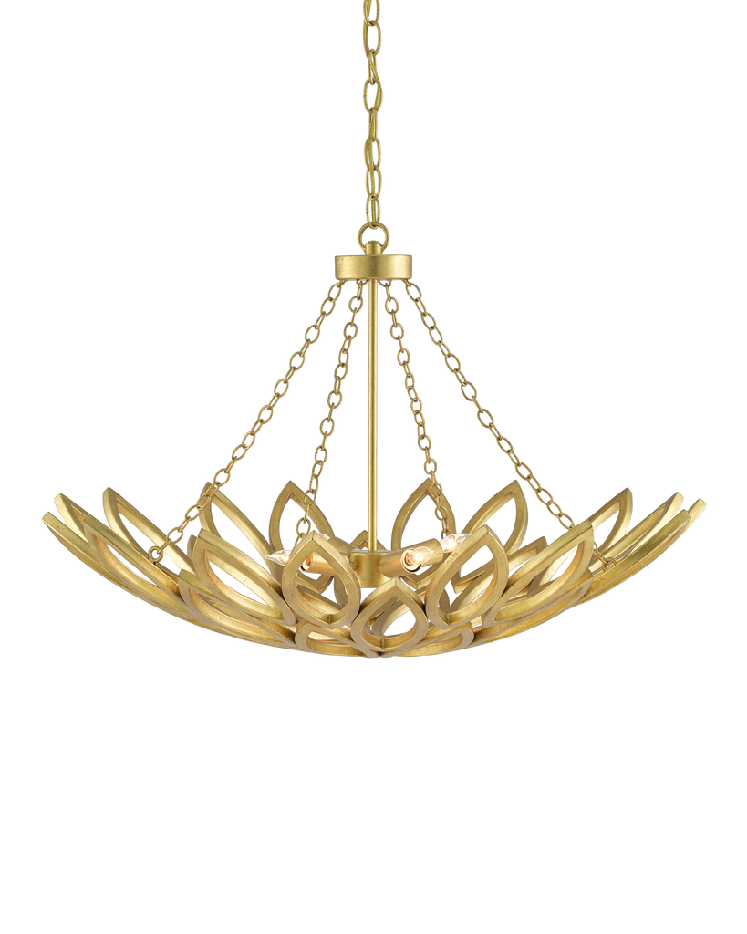 Currey & Co Allemande Gold Chandelier | 9000-0565