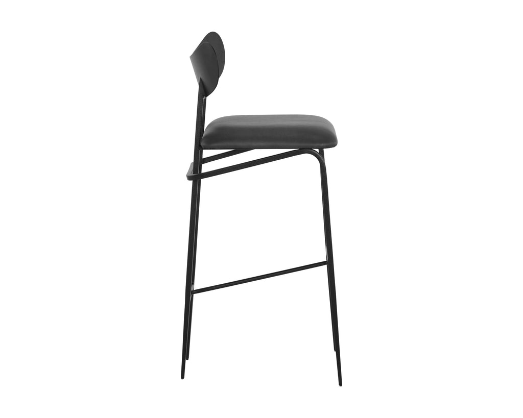 Gibbons Barstool - Black - Bravo Portabella | Sunpan Furniture - 107063