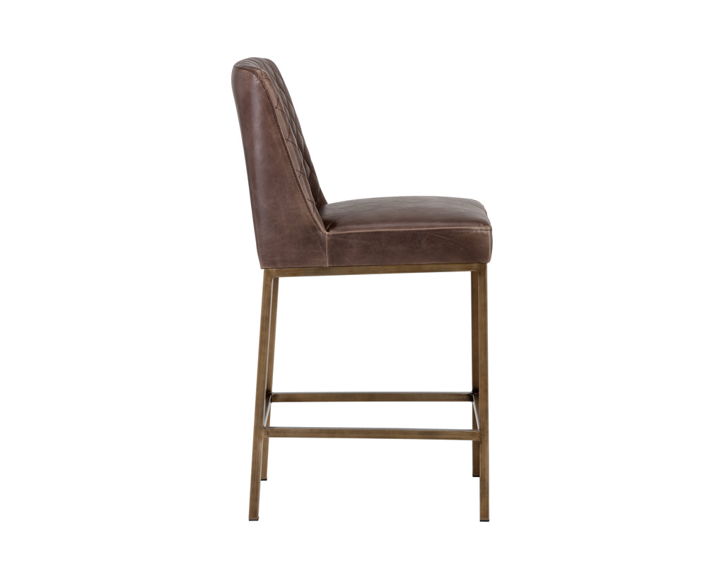 Leighland Counter Stool - Havana Dark Brown | Sunpan Furniture - 104907