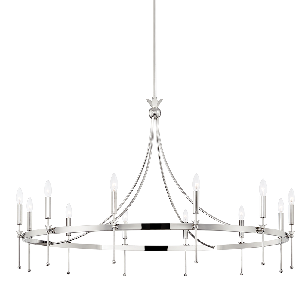 Gates Chandelier | Hudson Valley Lighting - 4351-PN