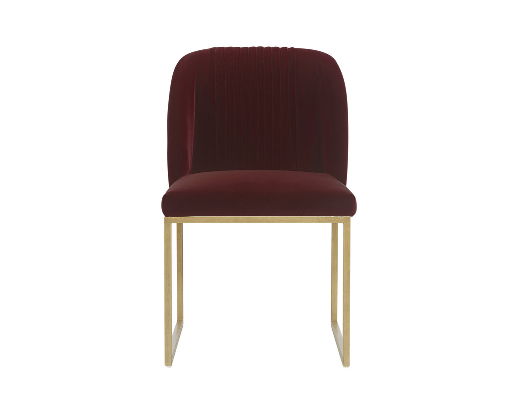 Nevin Dining Chair - Merlot | Sunpan Furniture - 104141