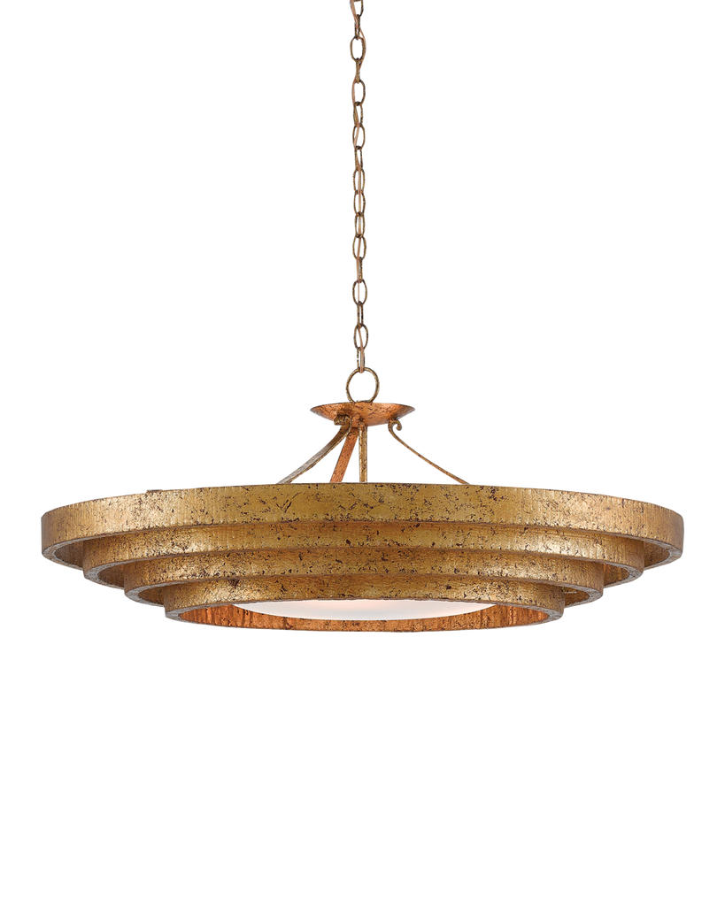 Currey & Co Belle Gold Chandelier | 9000-0187