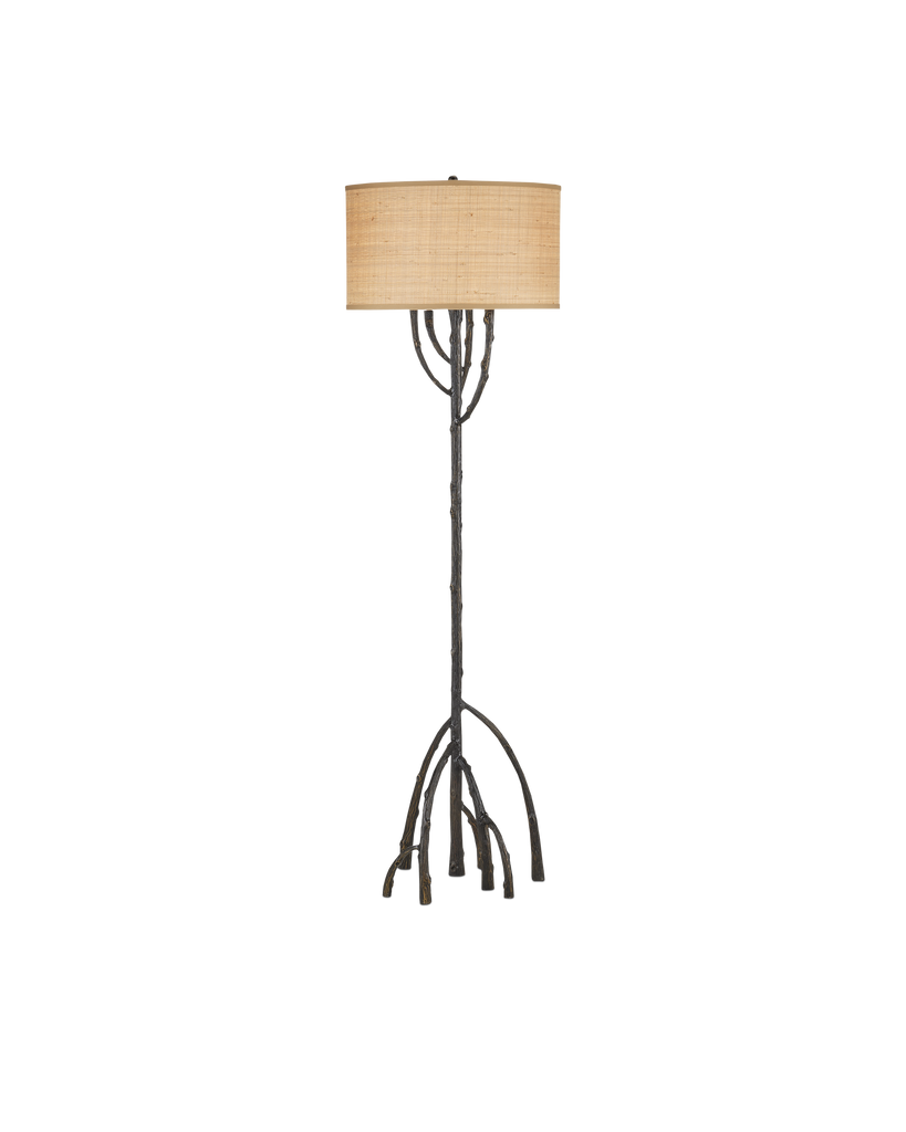 Currey & Co Mangrove Bronze Floor Lamp | 8000-0142