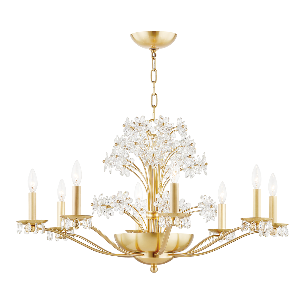 Beaumont Chandelier | Hudson Valley Lighting - 4438-AGB