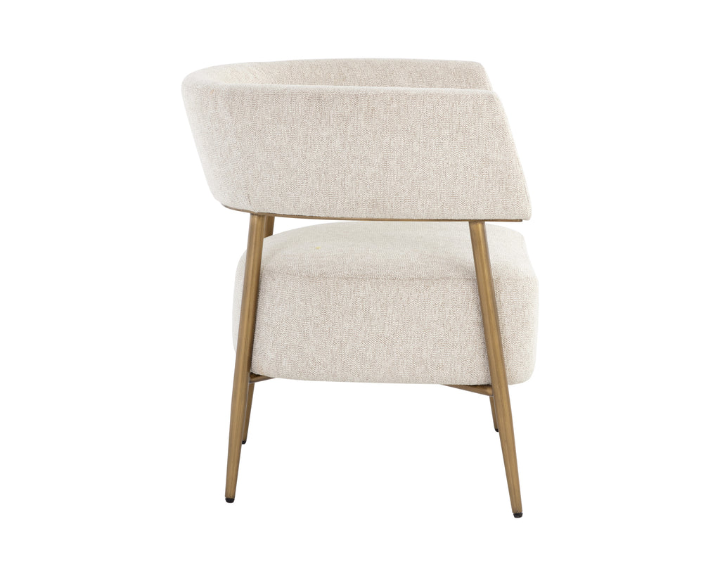 Maestro Lounge Chair - Dove Cream | Sunpan Furniture - 108146