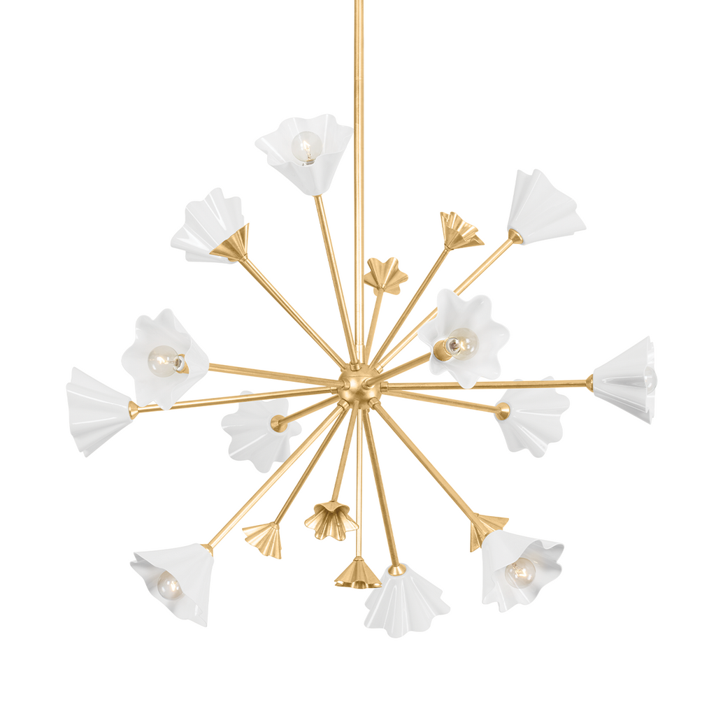 Julieta Chandelier | Corbett Lighting - 451-38-Vgl