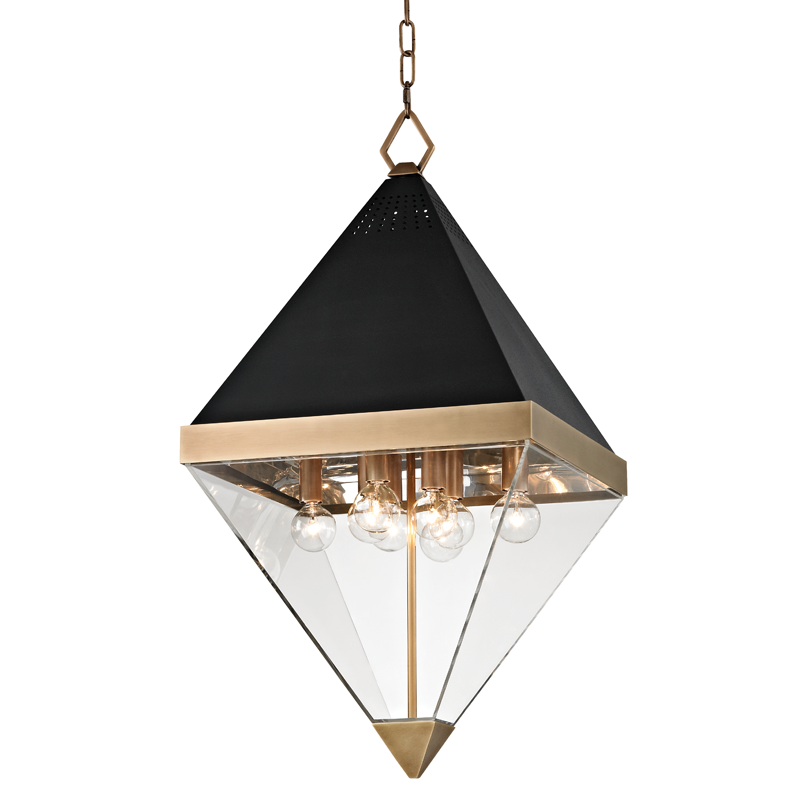 Coltrane Lantern | Hudson Valley Lighting - 4515-AGB