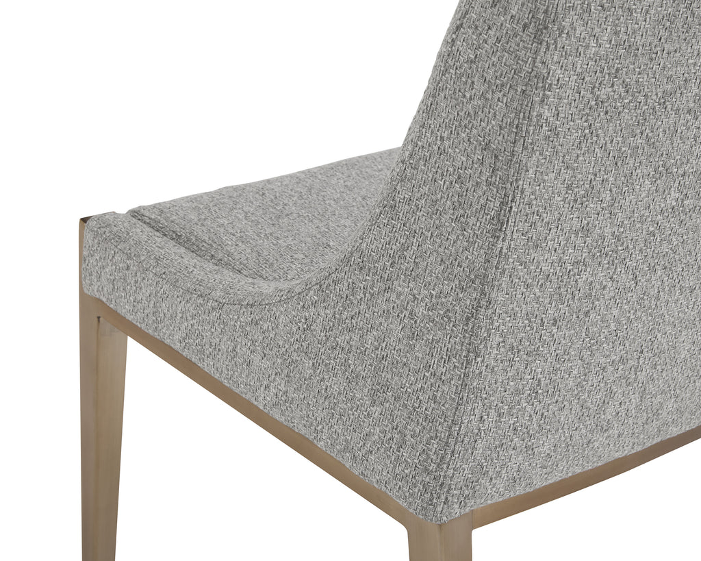 Dionne Dining Chair - Monument Pebble | Sunpan Furniture - 108508