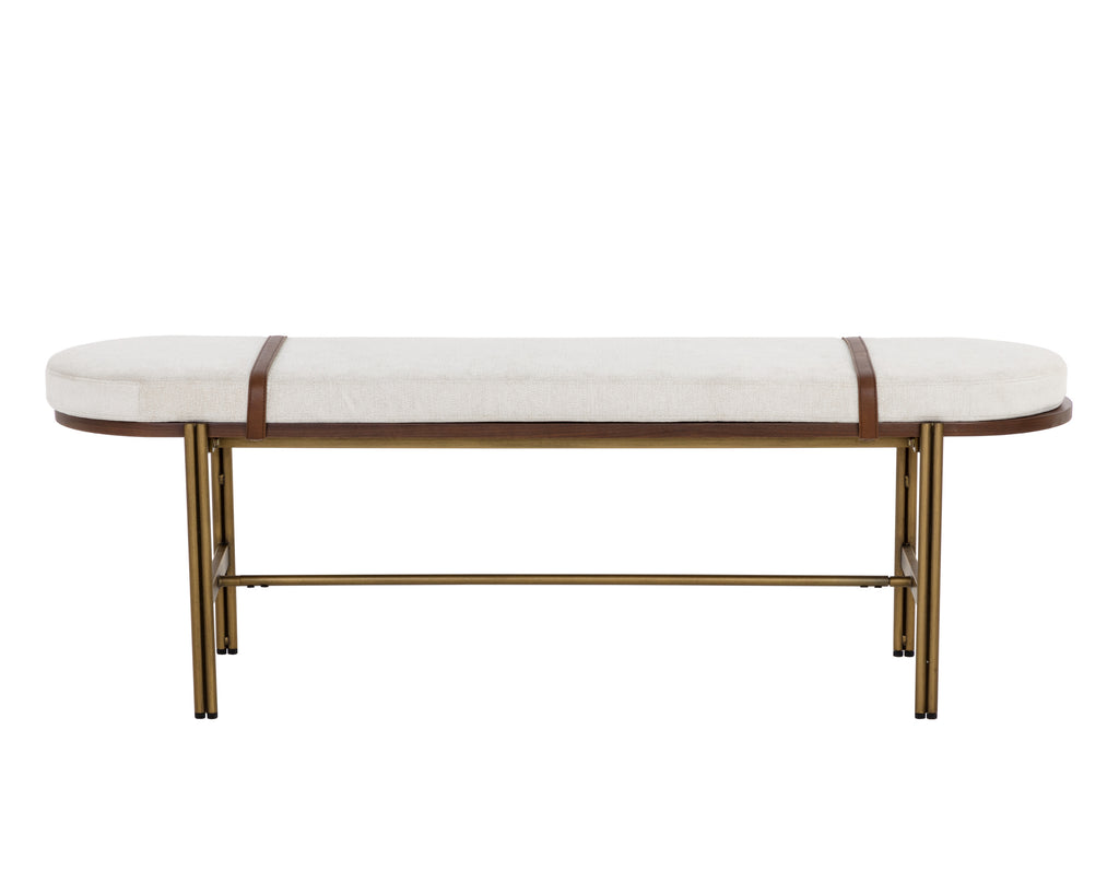 Elaine Bench - Polo Club Muslin | Sunpan Furniture - 108688