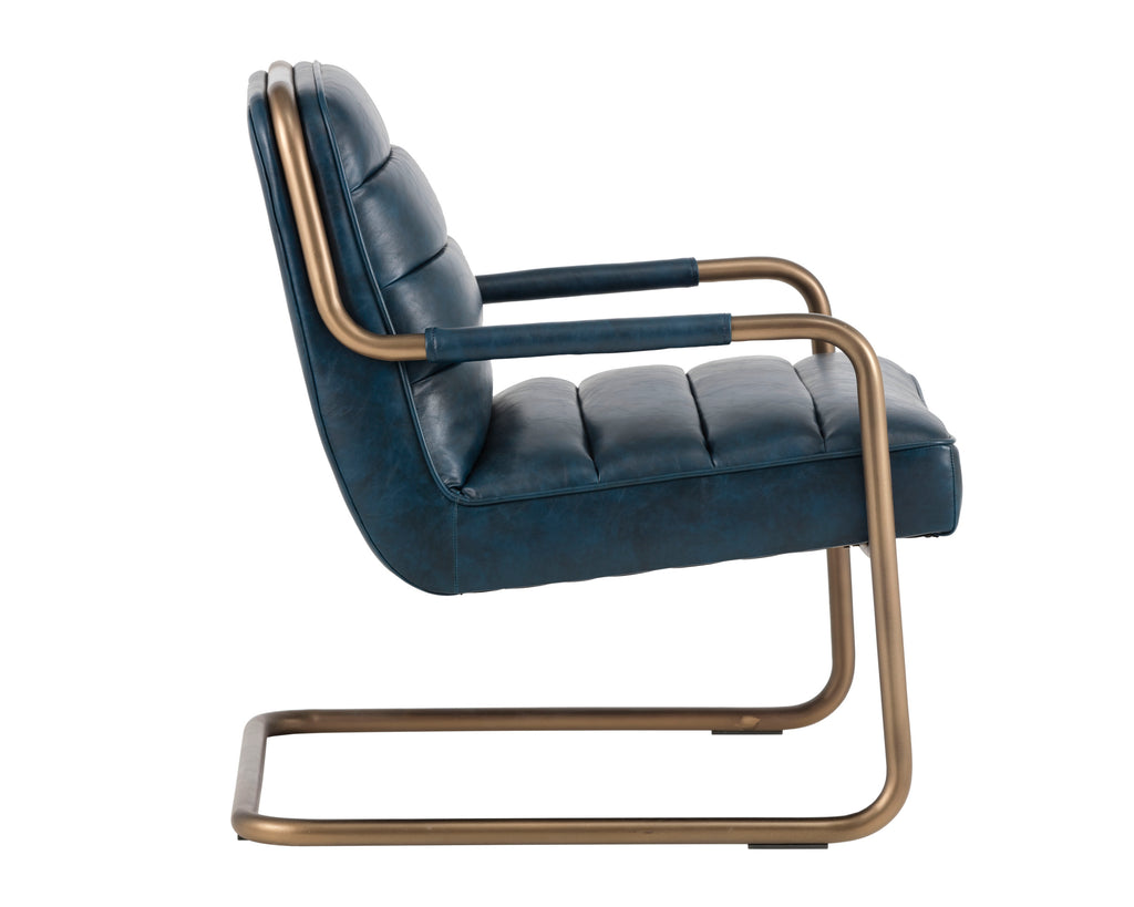 Lincoln Lounge Chair - Vintage Blue | Sunpan Furniture - 102586