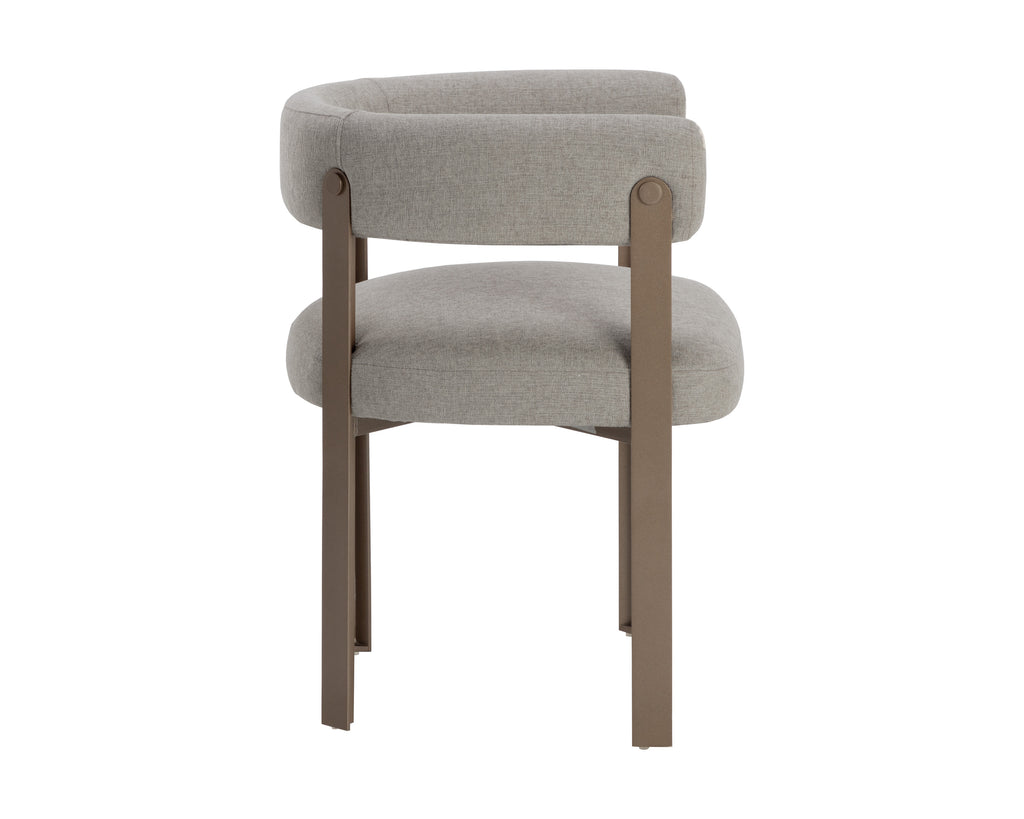 Mae Dining Armchair - Ernst Sandstone | Sunpan Furniture - 109377