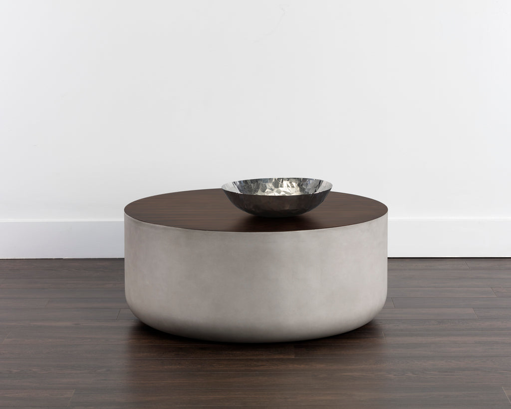 Diaz Coffee Table - Grey - Wood Grain Brown | Sunpan Furniture - 107196