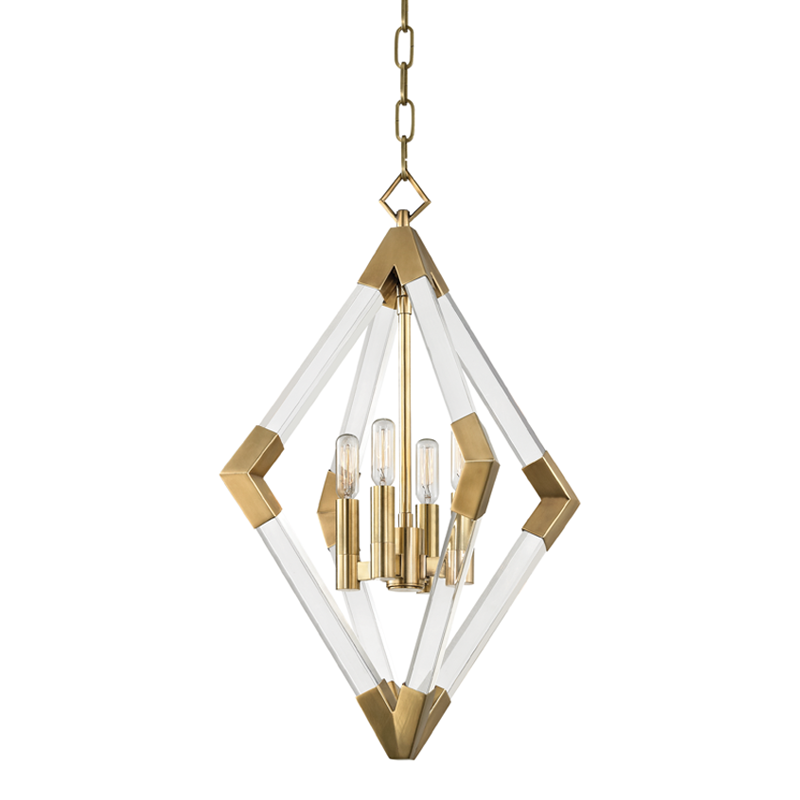 Lyons Pendant | Hudson Valley Lighting - 4617-AGB