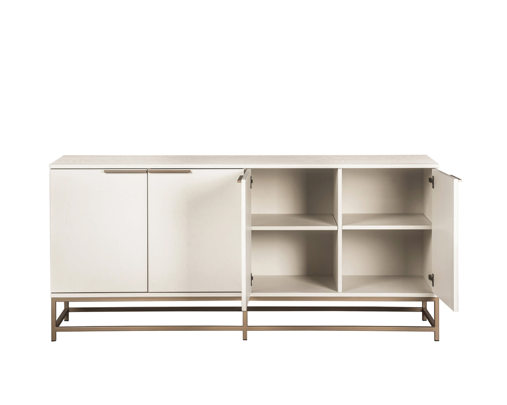 Rebel Sideboard - Large - Champagne Gold - Cream | Sunpan Furniture - 108769