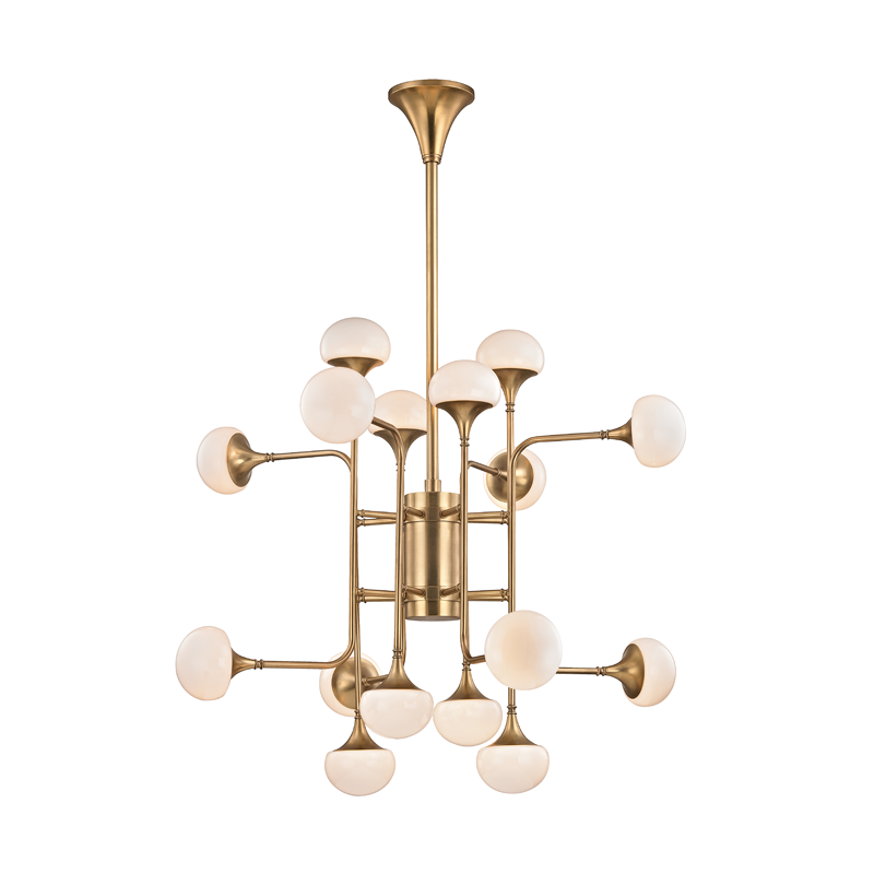 Fleming Chandelier | Hudson Valley Lighting - 4716-AGB