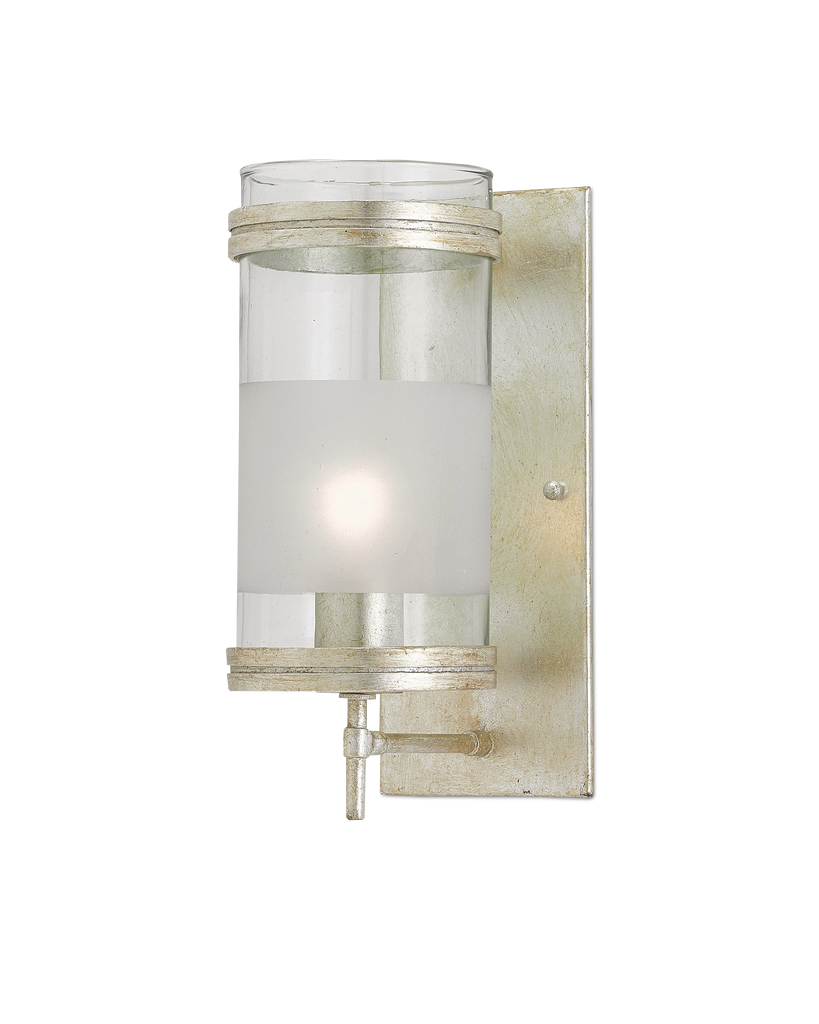 Walthall Silver Wall Sconce | Currey & Co - 5000-0019