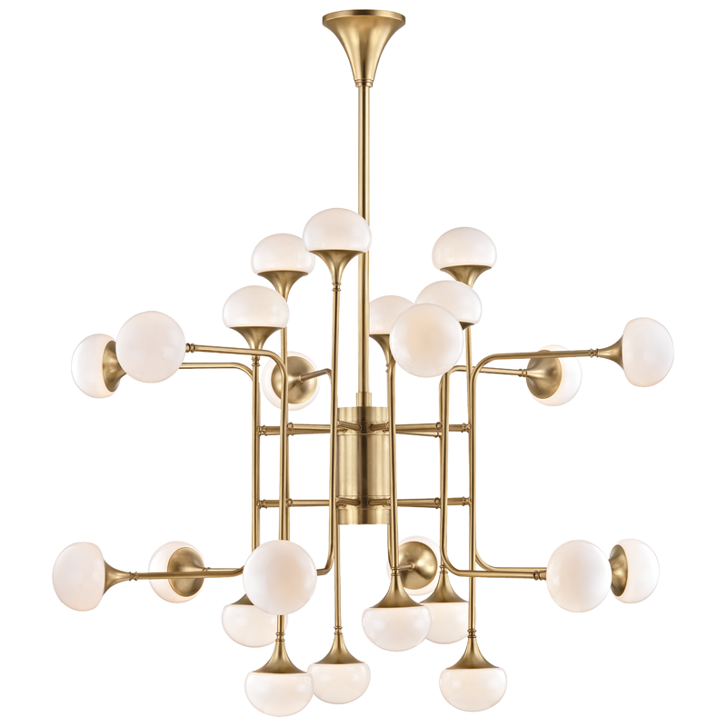 Fleming Chandelier | Hudson Valley Lighting - 4724-AGB