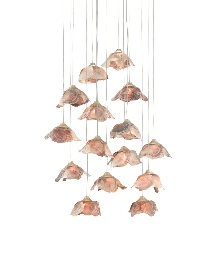 Currey & Co Catrice 15-Light Round Multi-Drop Pendant | 9000-0677