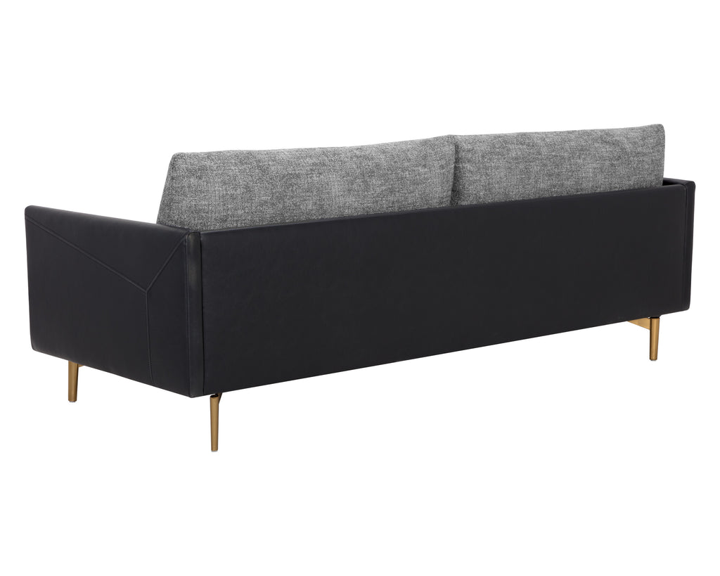 Ashi Sofa - Nash Zebra / Coal Black | Sunpan Furniture - 110996