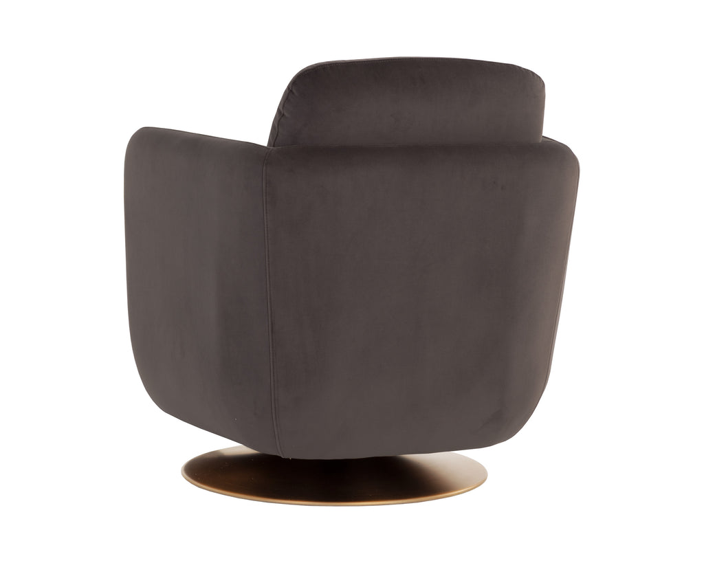 Gilley Swivel Lounge Chair - Meg Ash | Sunpan Furniture - 109311