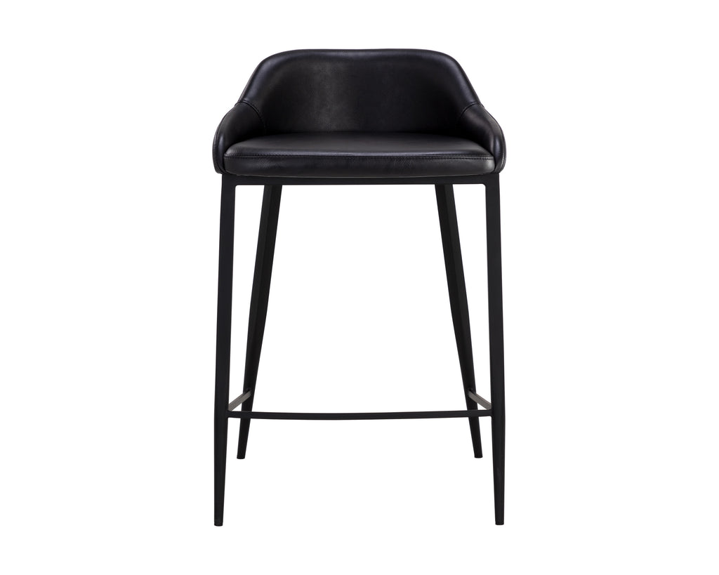 Astra Counter Stool - Black - Nightfall Black | Sunpan Furniture - 111081