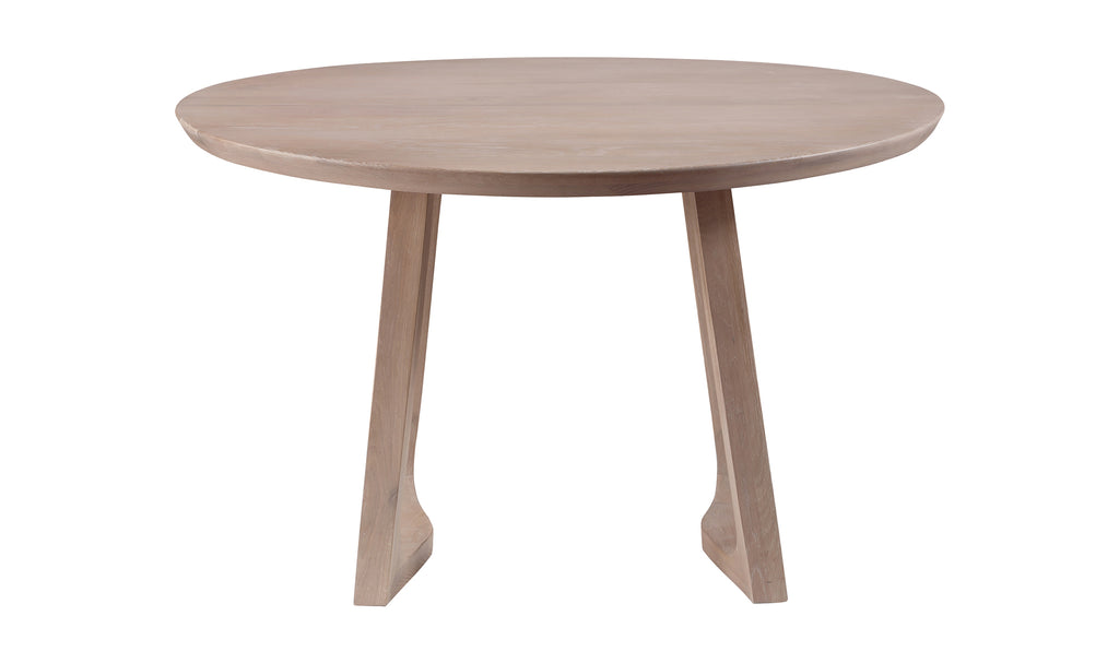 SFV2106A2BX by Safavieh - Luis Round Wood Dining Table - Dark