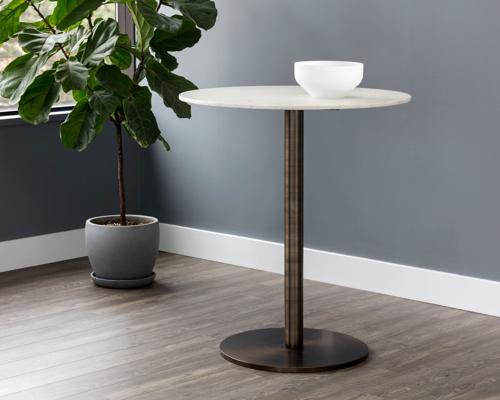 Enco Bar Table - Round | Sunpan Furniture - 102915